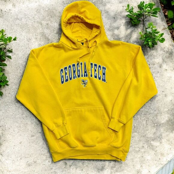 TSI Sportswear Vintage GT Georgia Tech Yellow Jackets Hoodie Men's Size XL - Picture 1 of 8